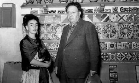 Frida Kahlo and Diego Rivera at the Bowes Museum