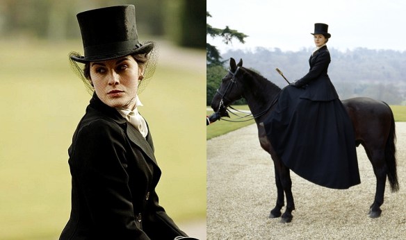 Downton Abbey - Lady Mary Crawley riding