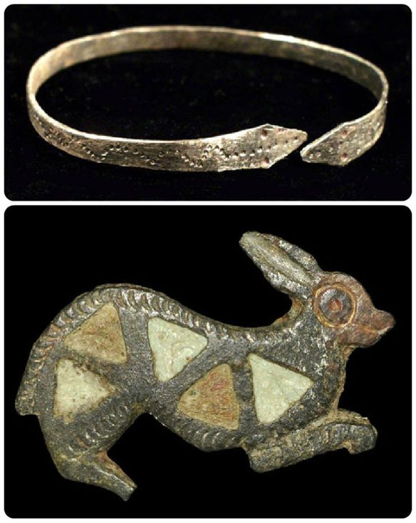 roman bracelet brooche