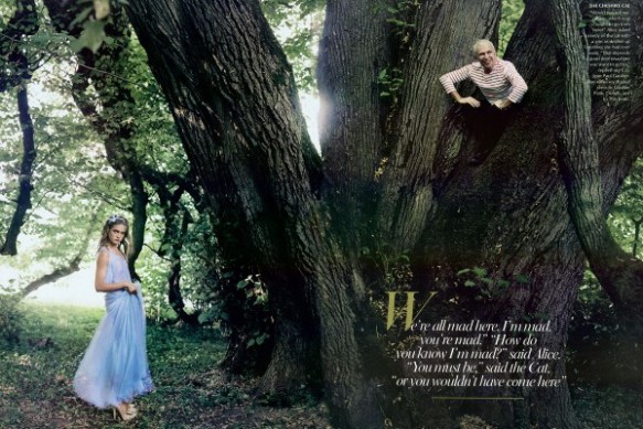 Gaultier Paris silk-jersey draped dress Jean Paul Gaultier as the Cheshire Cat