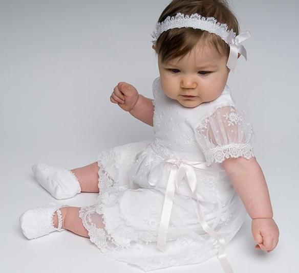 BabyWhiteLaceDress