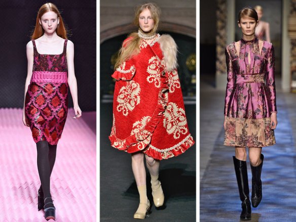 Mary Katrantzou, Simone Rocha and Erdem